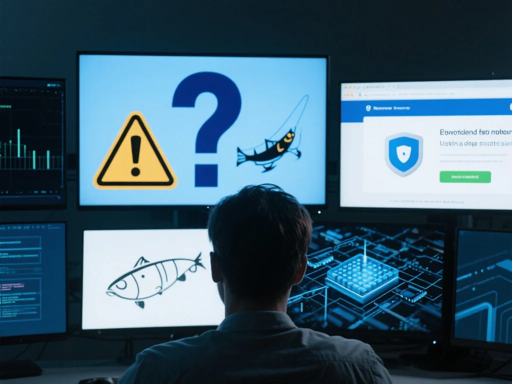 网络钓鱼与安全网站对比